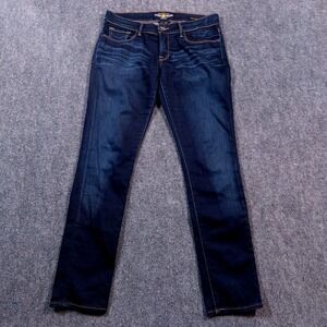 Lucky Brand Jeans Women's‎ 4/27 Dark Blue Cate Stacked Skinny Stretch 30x30